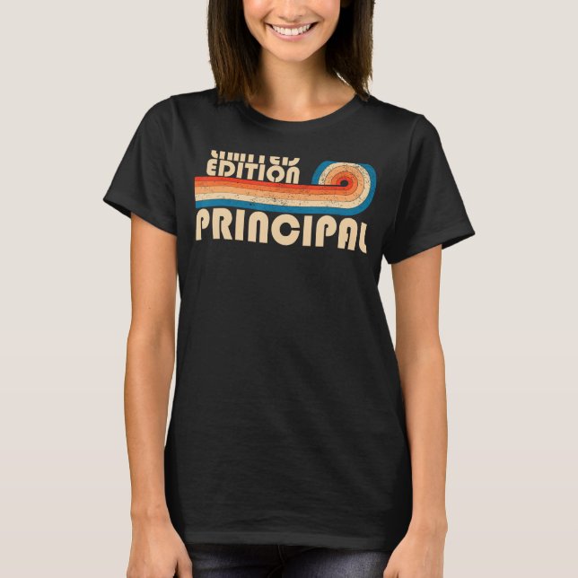 T-shirt PRINCIPAL Funny Titre de l'emploi Profession Anniv (Devant)
