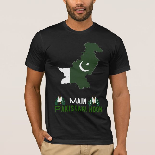T-shirt Principal Pakistan Hoon (Devant)