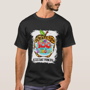 T-shirt Principale Vie Heureuse 100e Jour Du Masque Visage