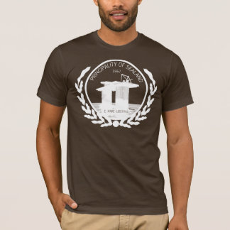 T-shirt principauté de crête de joint de sealand