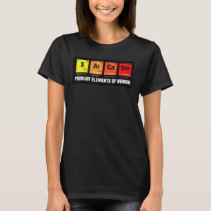 T-SHIRT PRINCIPAUX ÉLÉMENTS DE L'HUMOUR