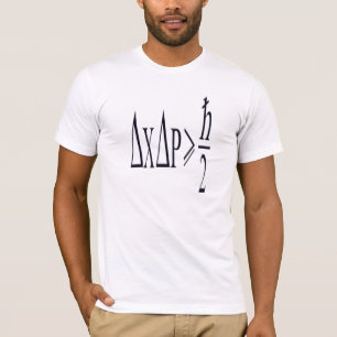 T-shirt principe d'incertitude de Heisenberg