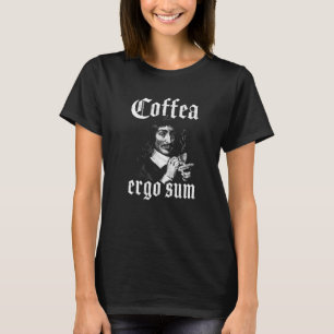 T-shirt Principes de café de René Descartes Philosophie Co