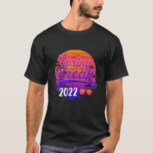 T-shirt Printemps 2022 Famille Tee Spring Break Sunset 2