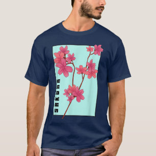 T-shirt Printemps Japonais : Sakura Cherry Blossements