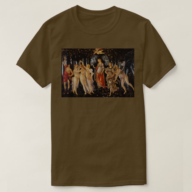 T-shirt Printemps par Sandro Botticelli (Design devant)