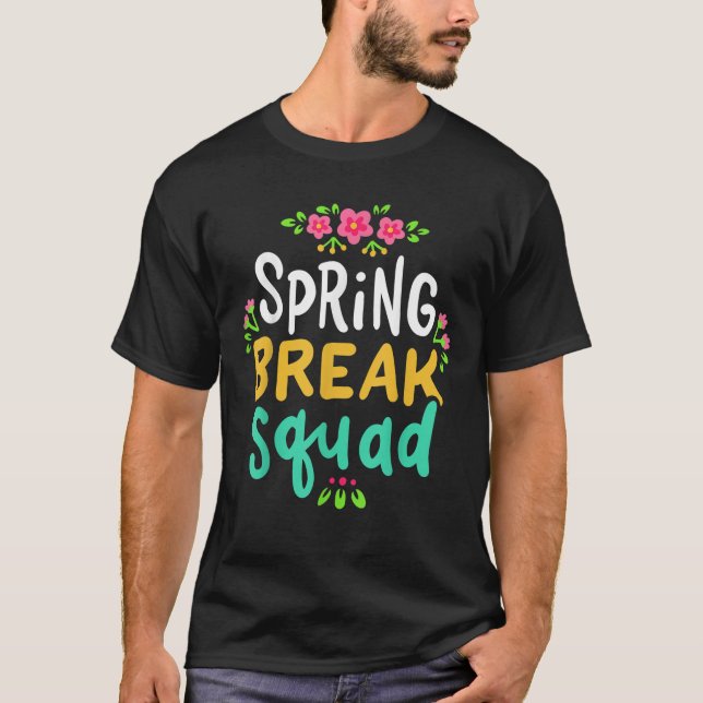 T-shirt Printemps Pause Professeur Étudiant Vacances d'été (Devant)