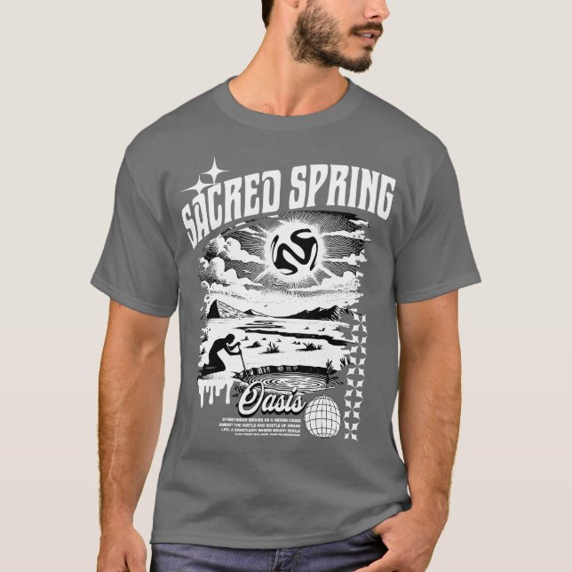 T-SHIRT PRINTEMPS SACRÉ (Devant)