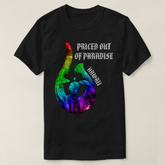 T-shirt PRIS HORS DE PARADISE HI Honu Tribal Hook Rainbow