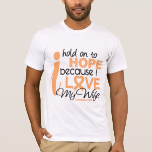 T-shirt Prise de cancer du corps utérin dessus à espére