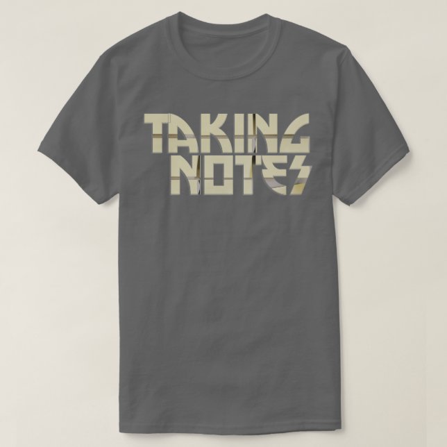 T-shirt Prise de notes (Design devant)