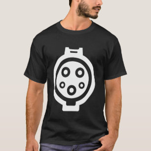 T-shirt Prise de voiture électrique Véhicule zéro émission