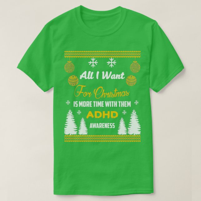 T-shirt Prise en charge de la conception de sensibilisatio (Design devant)