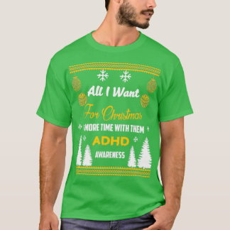 T-shirt Prise en charge de la conception de sensibilisatio