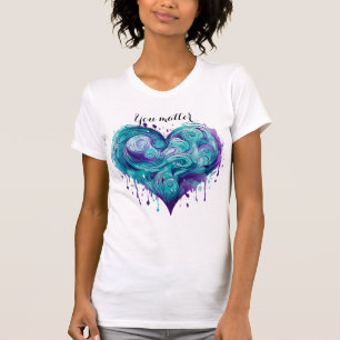 T-SHIRT PRISE EN CHARGE DE LA SENSIBILISATION AUX SUICIDES