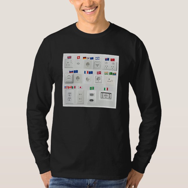 T-shirt Prise multiple pour différents pays du monde (Devant)