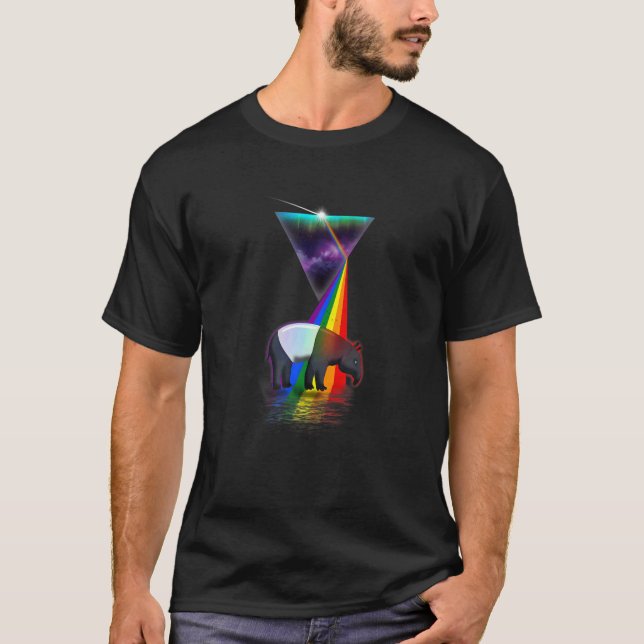 T-shirt Prism Tapir rétro vintage (Devant)