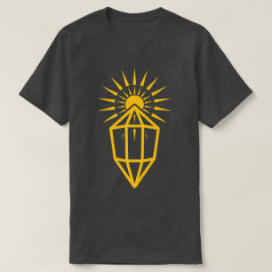 T-shirt prisme de rayons de soleil