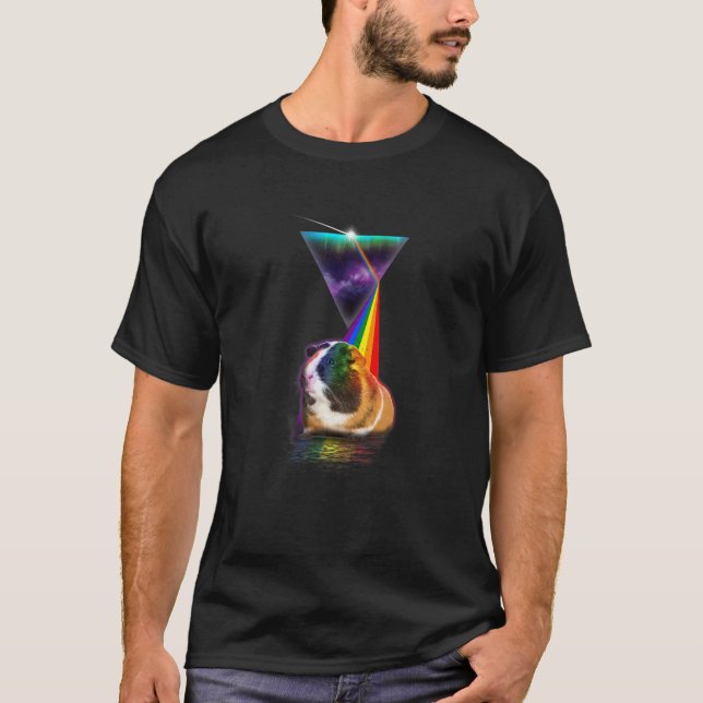 T-shirt Prisme vintage de Guinée Cochon (Devant)