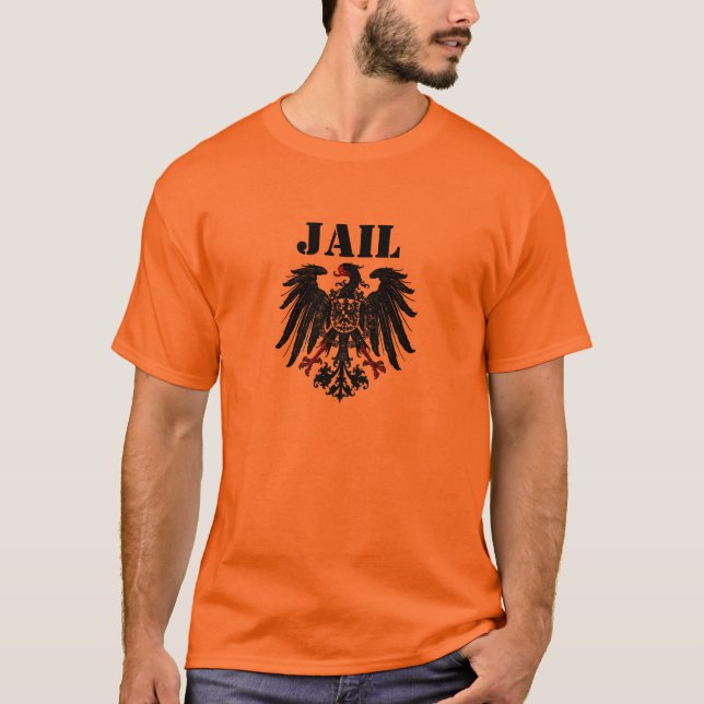 T-shirt Prison Bird blouse d'armes prison incarcération (Devant)