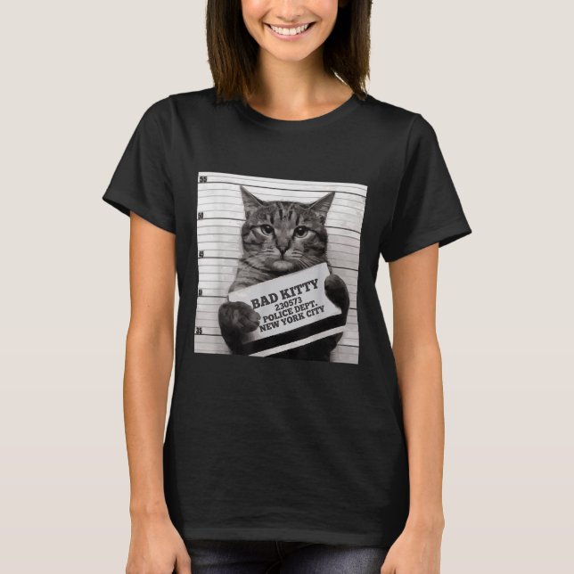 T-shirt Prison De Prison De Chat Prisonnier Bad Kitty Mugs (Devant)