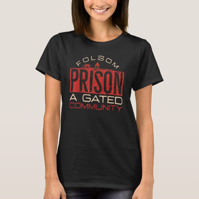 T-shirt Prison d'État de Folsom Service correctionnel de l (Devant)