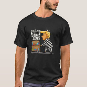 T-shirt Prison Trump Presidential Library Funny Anti Trump