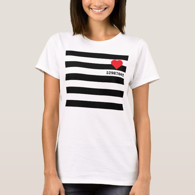 T-shirt Prisonnier de l'amour (Devant)