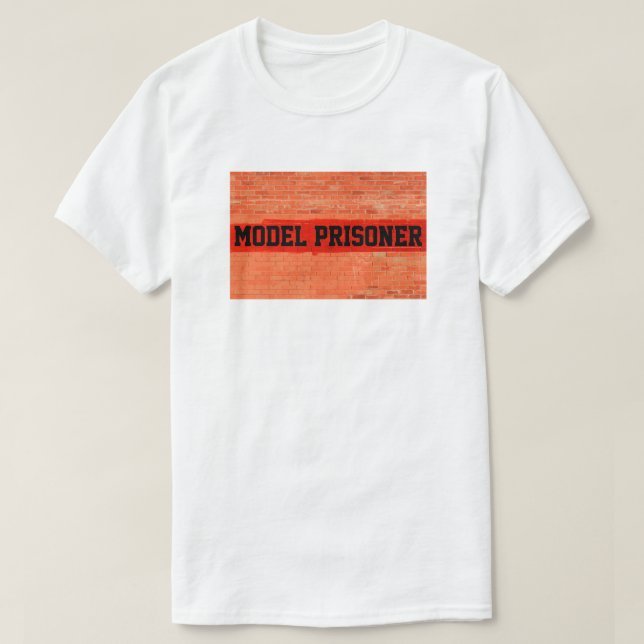 T-shirt "Prisonnier modèle" personnalisable (Design devant)