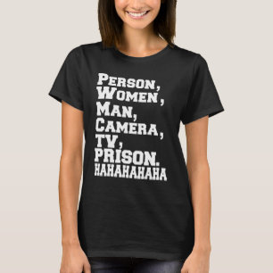 T-shirt Prisonnier Woman Man Camera
