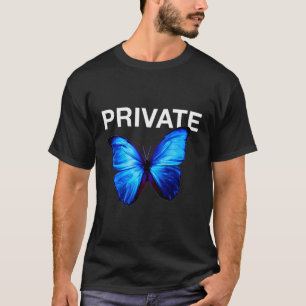 T-shirt Private Blue Butterfly Club Europe Utopia