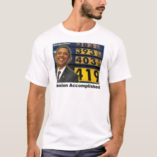 T-shirt Prix du gaz d'Obama
