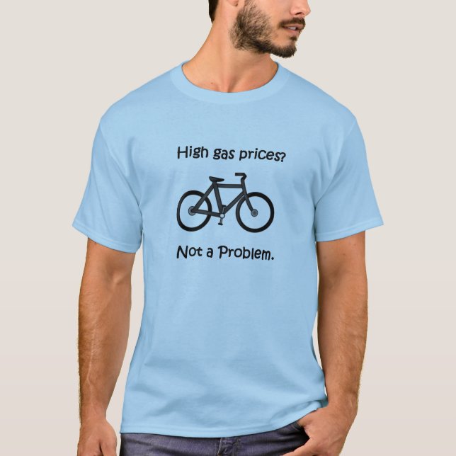 T-shirt Prix du gaz élevé T (Devant)