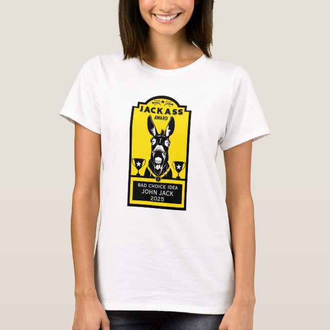 T-shirt Prix Jackass (Devant)