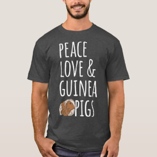 T-shirt Prix Peace Love & Guinée Pigs 