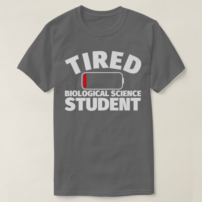 T-shirt Prix Tired Biological Science 2469 (Design devant)