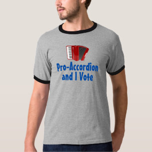 T-shirt Pro-Accordion et moi votons politique