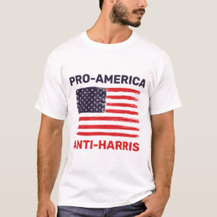 T-shirt Pro America Anti Harris Customisé