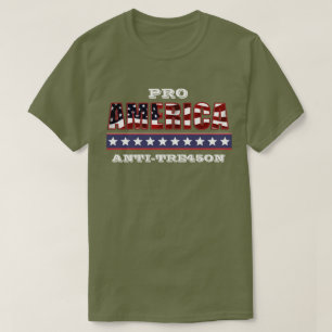 T-SHIRT PRO-AMERICA ANTI-TRE45ON