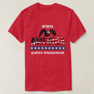 T-SHIRT PRO-AMERICA ANTI-TRE45ON