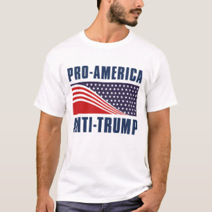 T-shirt Pro-America Anti-Trump