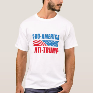 T-shirt Pro-America Anti-Trump