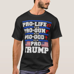 T-shirt Pro atout de pro Dieu anti-avortement d'arme à feu