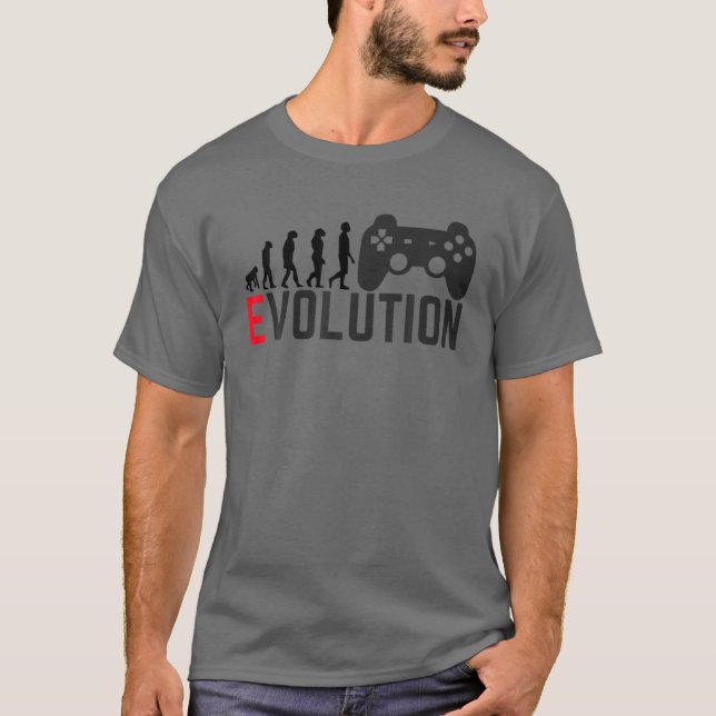 T-shirt Pro Best Video Gamer Gaming Evolution Console PC P (Devant)