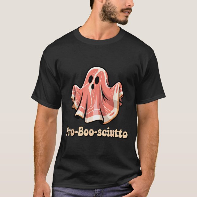 T-shirt Pro Boo Sciutto Drôle Italien Halloween Fantôme Pr (Devant)