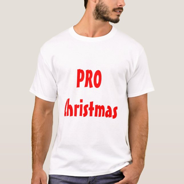 T-shirt PRO chemises de Noël ! (Devant)