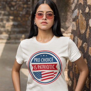 T-shirt Pro Choice est la liberté patriotique des femmes 