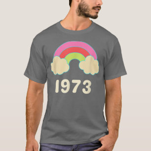 T-shirt Pro Choice Feminism 1973 Rainbow Retro Super Femi