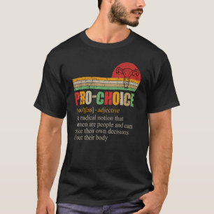T-shirt Pro Choice Femmes Droits de reproduction Son Corps