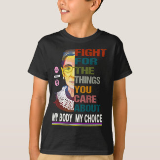 T-shirt Pro Choice Femmes Ruth Bader Ginsburg Manifestatio
